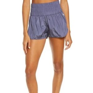 NWOT Free People Movement ‘The Way Home’ shorts in purple Size S